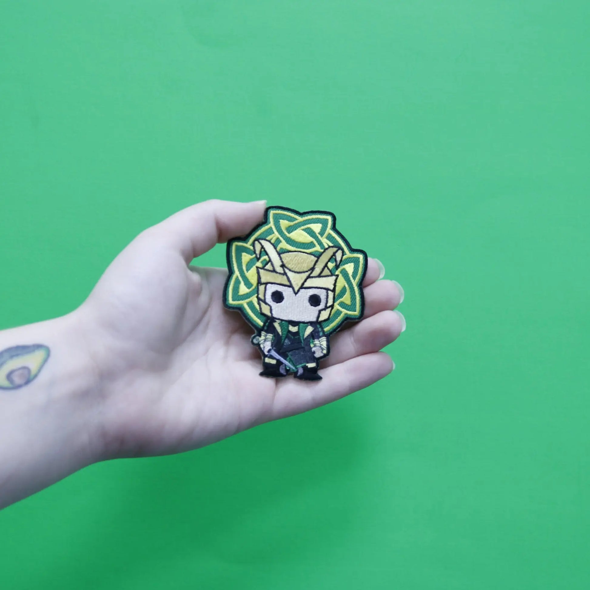 Official Marvel POP Loki Embroidered Iron On Patch