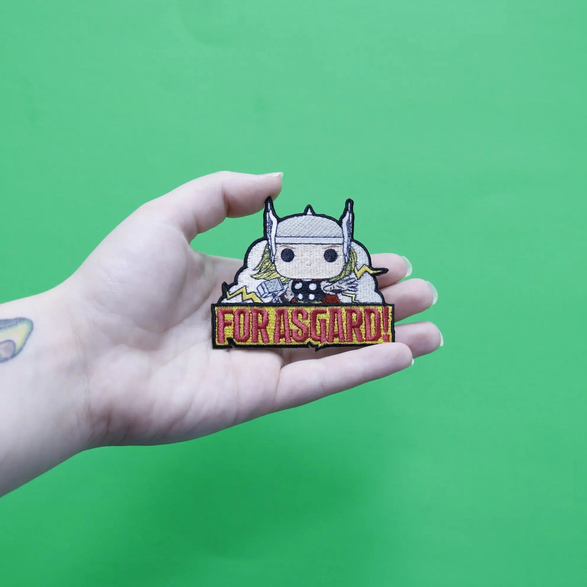 Official Marvel POP Thor Embroidered Iron On Patch