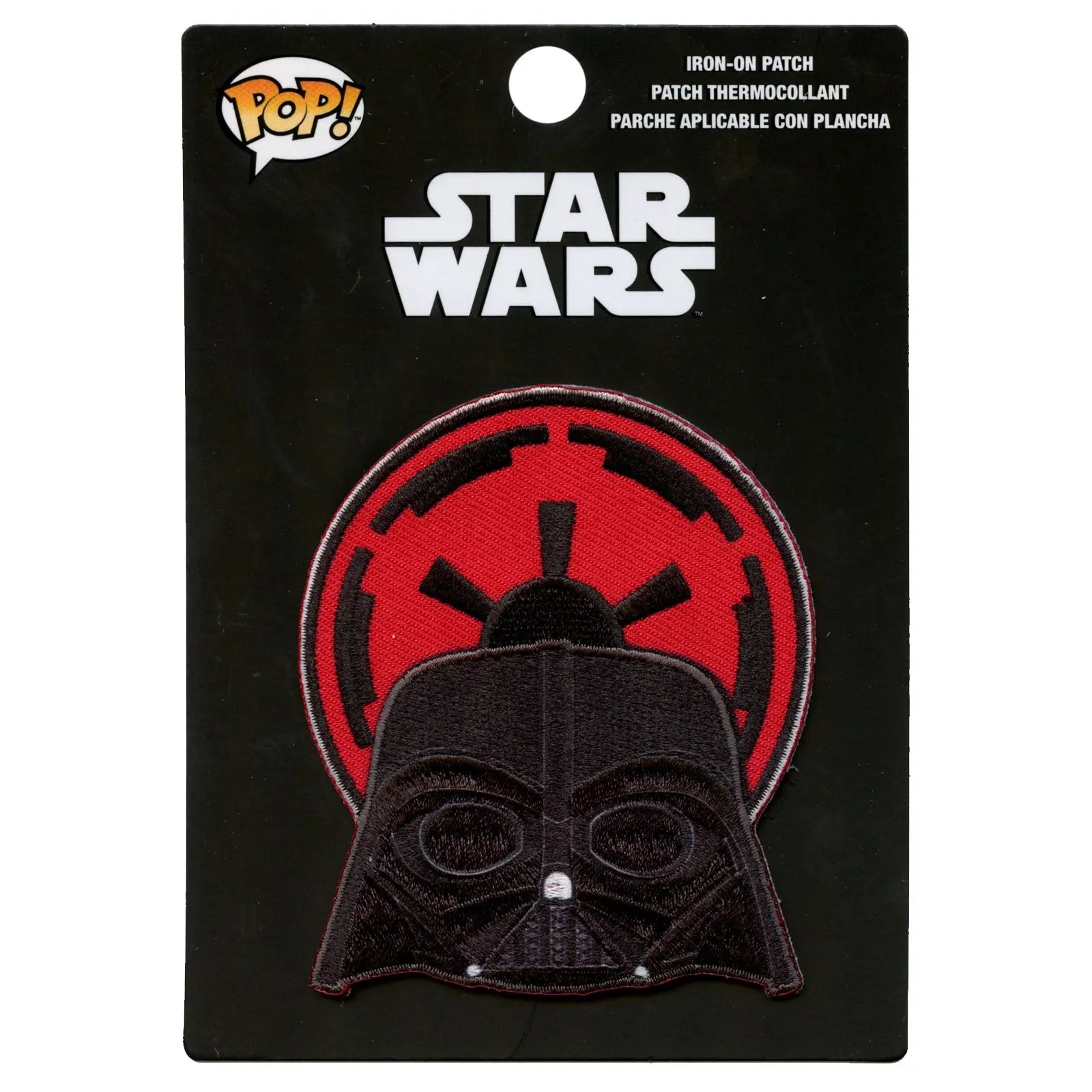 Official Star Wars POP Darth Vader Embroidered Iron On Patch