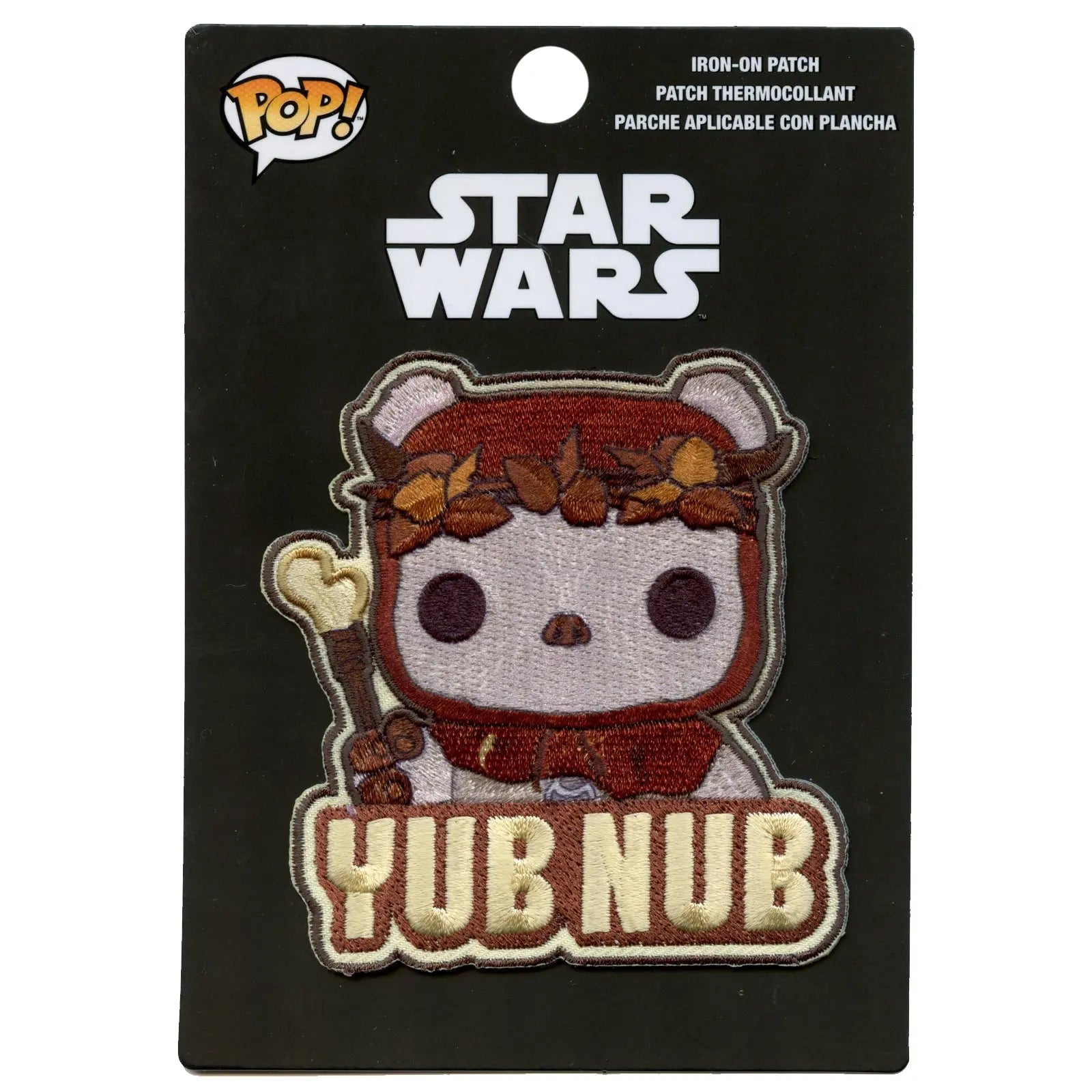 Official Star Wars POP Yub Nub Embroidered Iron On Patch