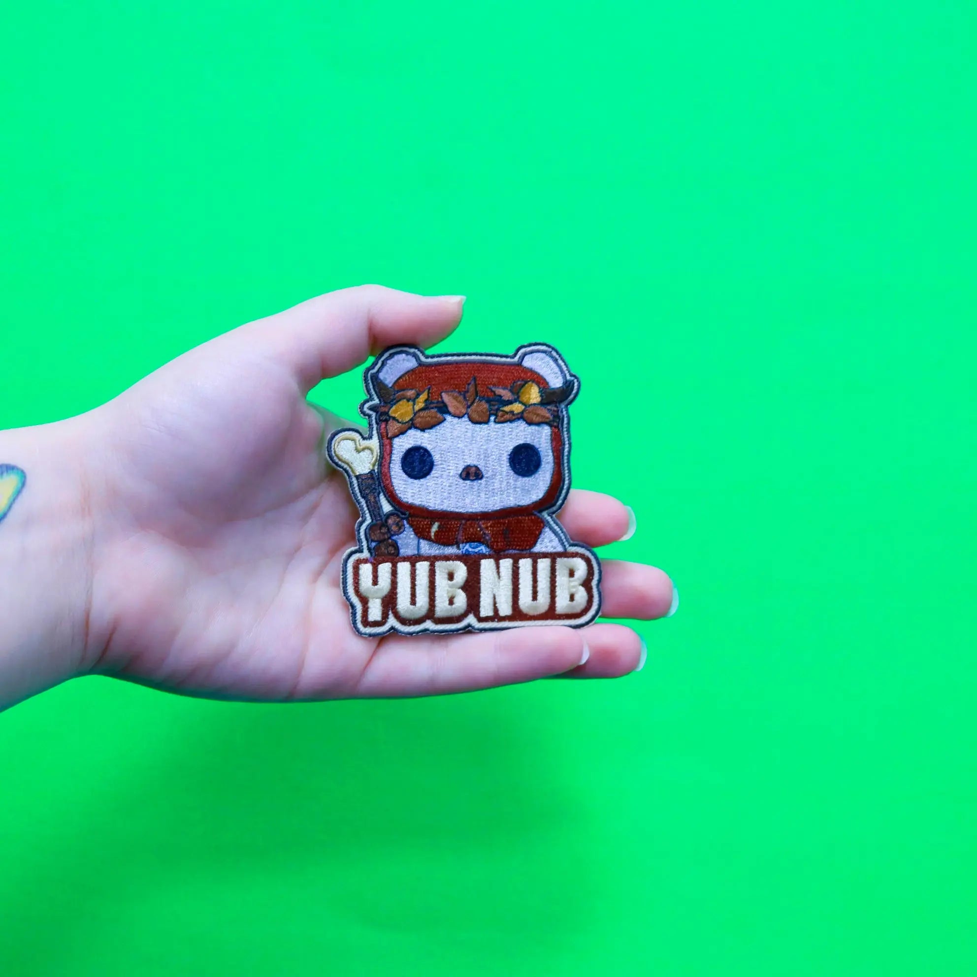 Official Star Wars POP Yub Nub Embroidered Iron On Patch
