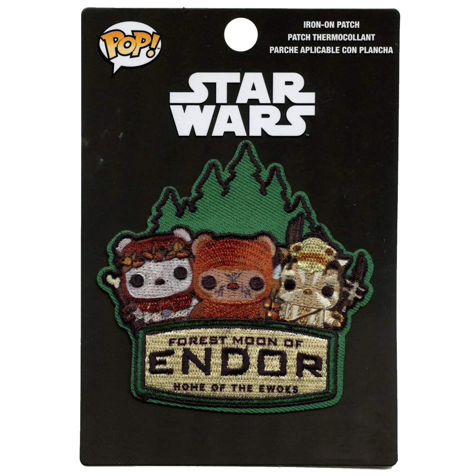 Official Star Wars POP "Forest Moon Of Endor" Embroidered Iron On Applique Patch