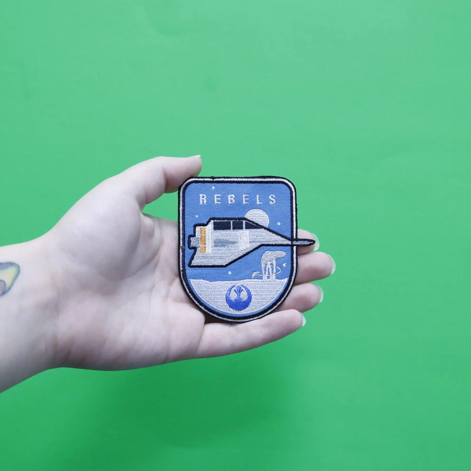 Official Star Wars Rebel Forces A-Wing Embroidered Iron On Patch