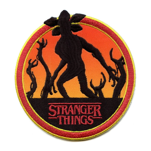 Official Stranger Things Patch Demogorgon Logo Embroidered Iron On