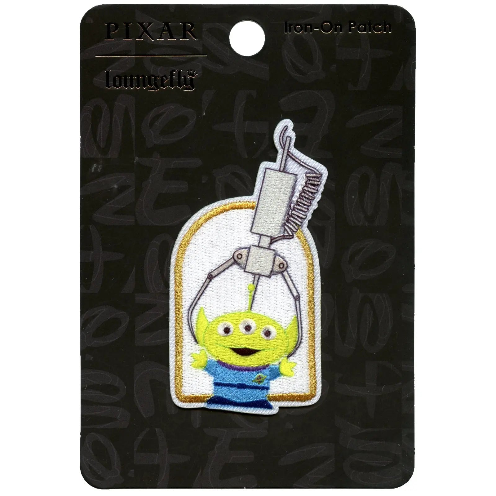 Official Toy Story: Alien And The Claw Embroidered Iron On Applique Patch