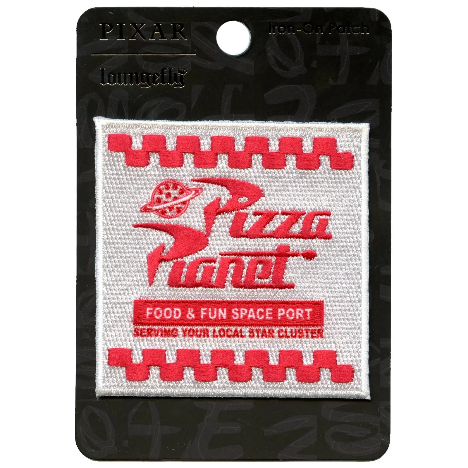 Official Toy Story: Pizza Planet Box Embroidered Iron On Patch