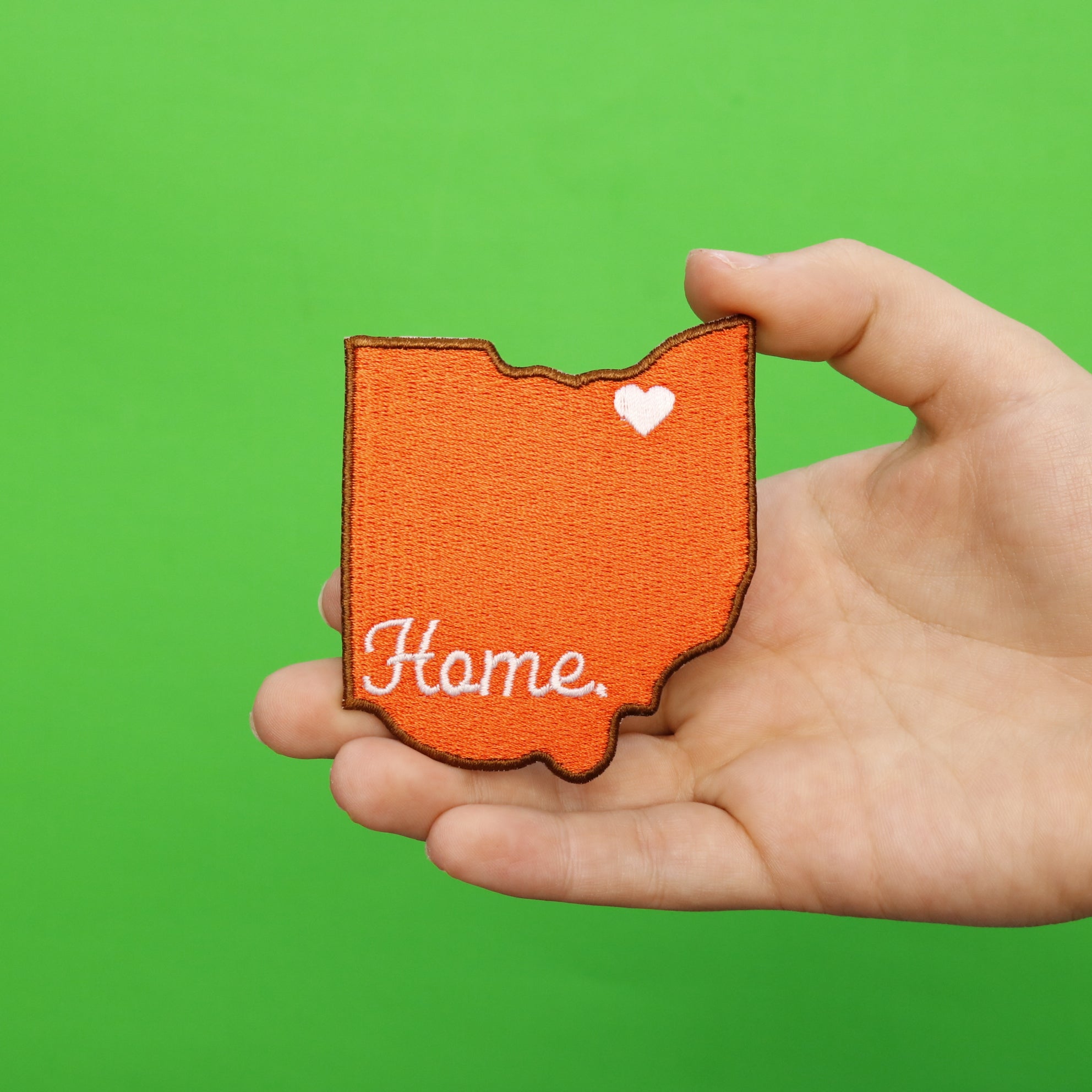 Cleveland Ohio Home State Embroidered Iron On Patch