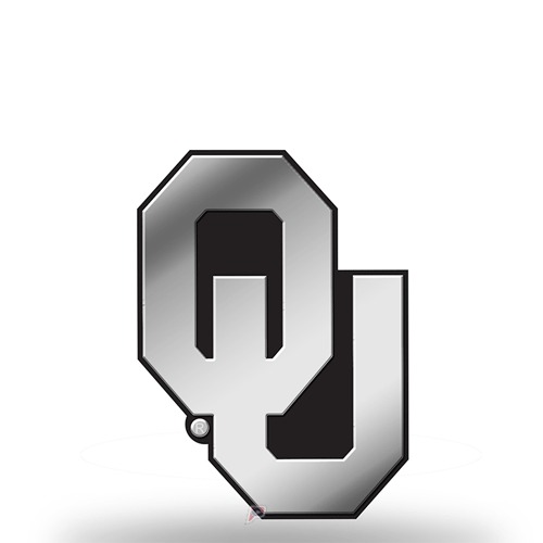 Oklahoma Sooners Car 3D Chrome Auto Emblem RICO