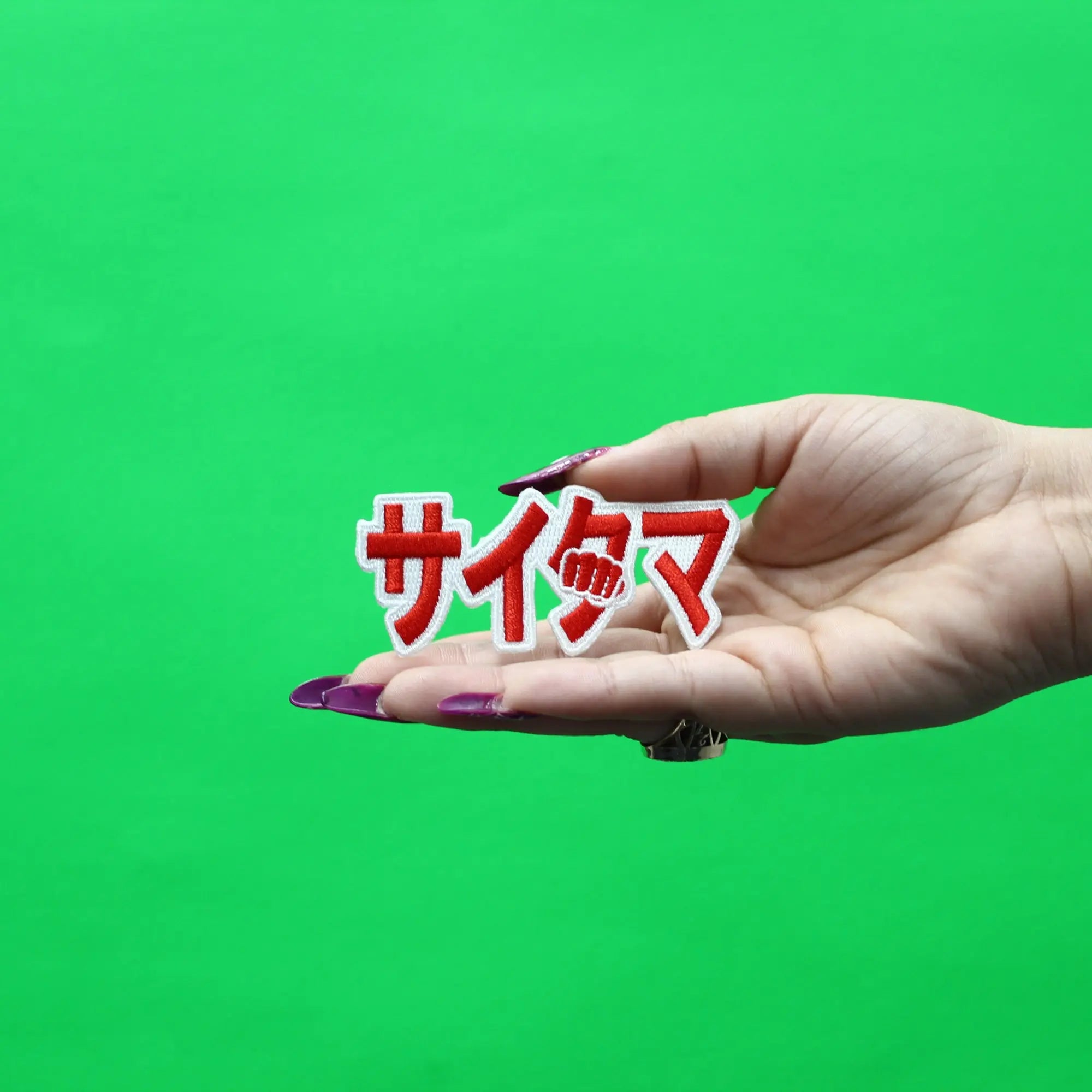 One Punch Man Saitama Patch Icon Name Embroidered Iron On