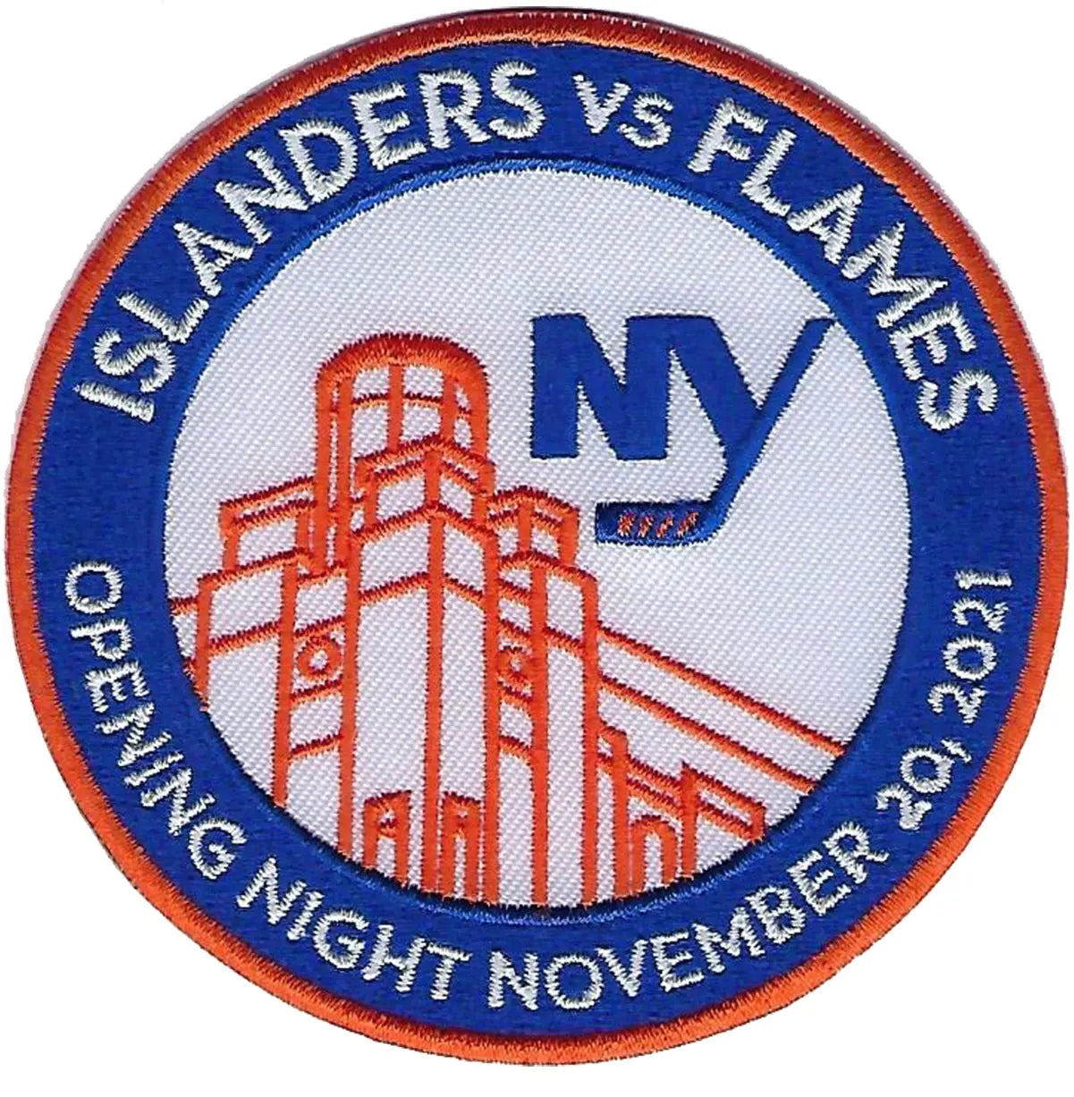 New York Islanders Inaugural Game UBS Arena Opening Night Jersey Patch 2021