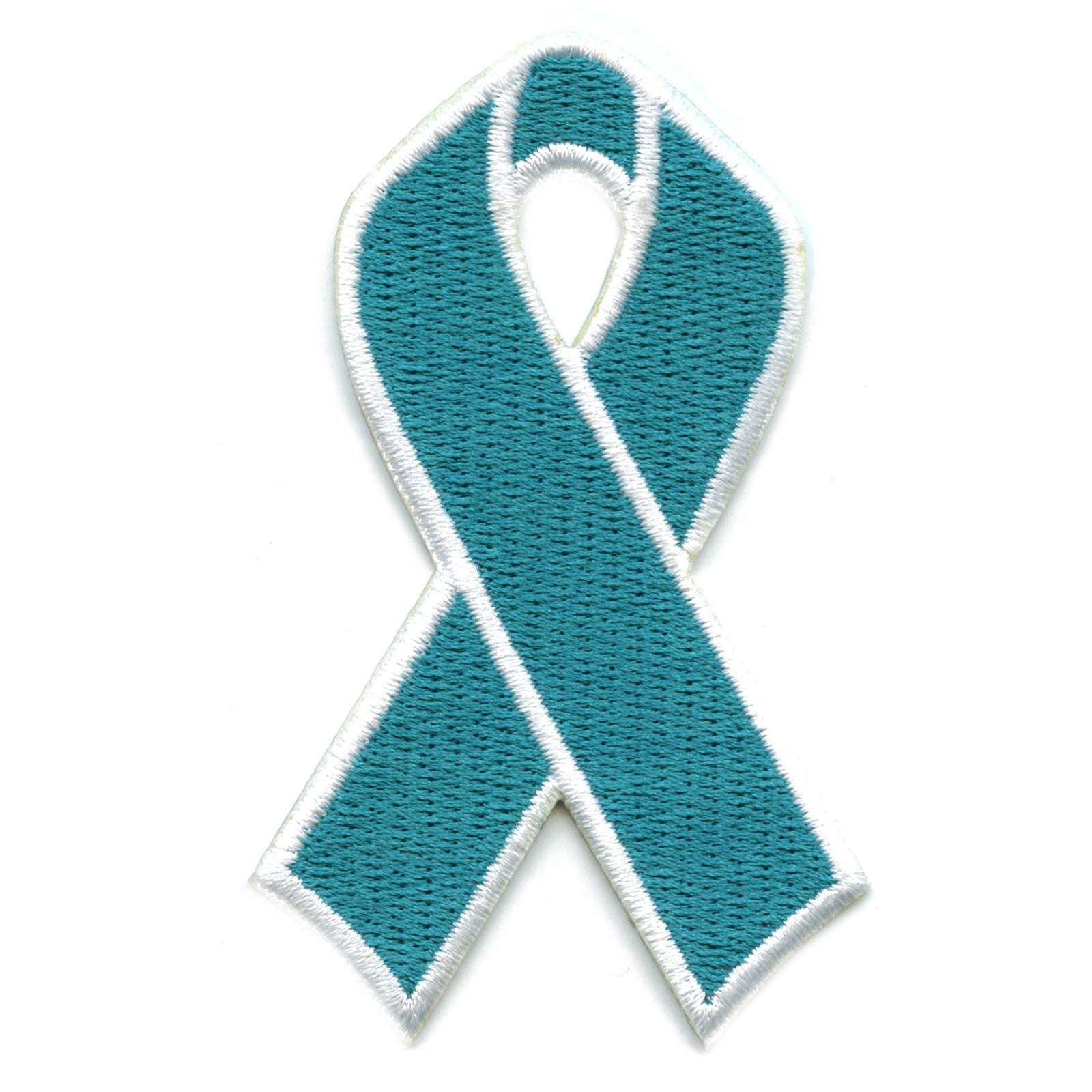 Cancer Awareness Ribbons Fully Embroidered Iron On Patches