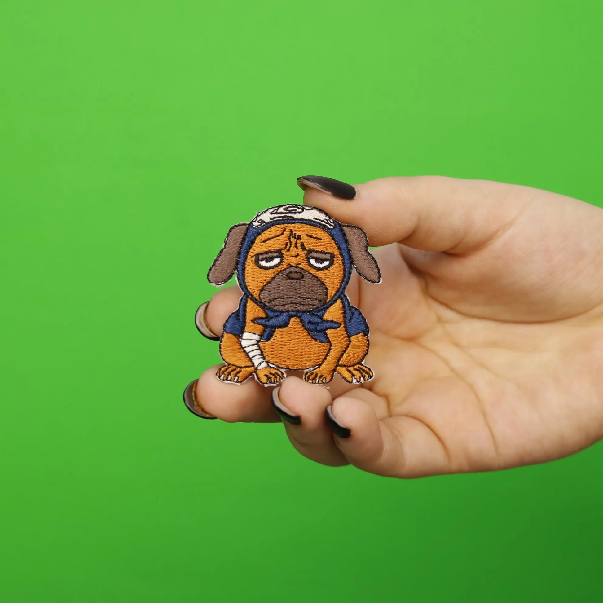 Naruto Anime Pakkun Embroidered Iron On Patch