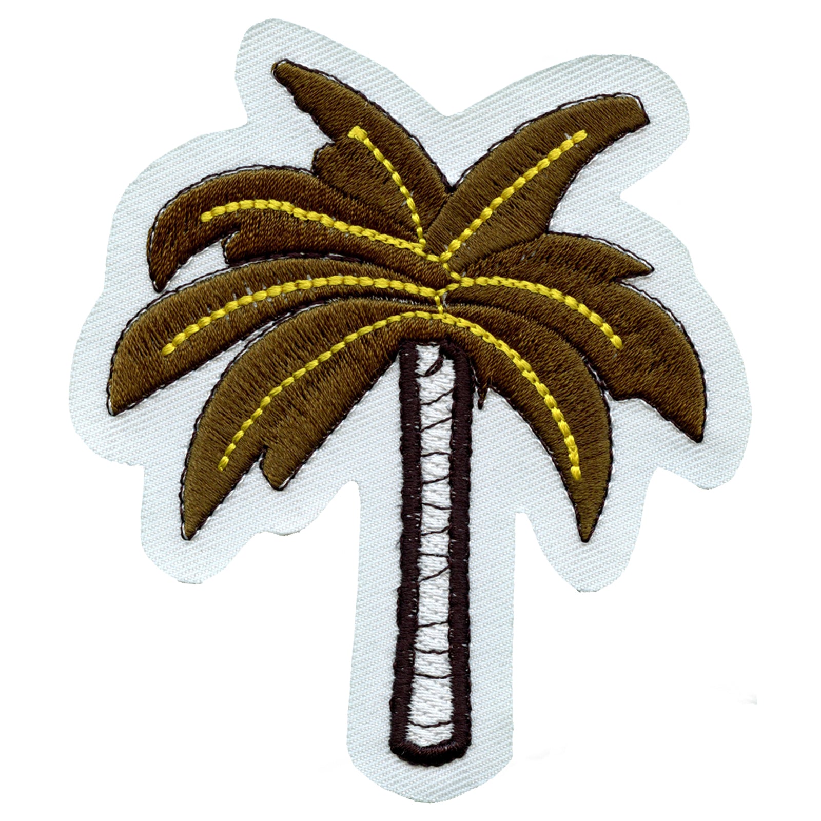 Palm Tree Embroidered Applique Iron On Patch