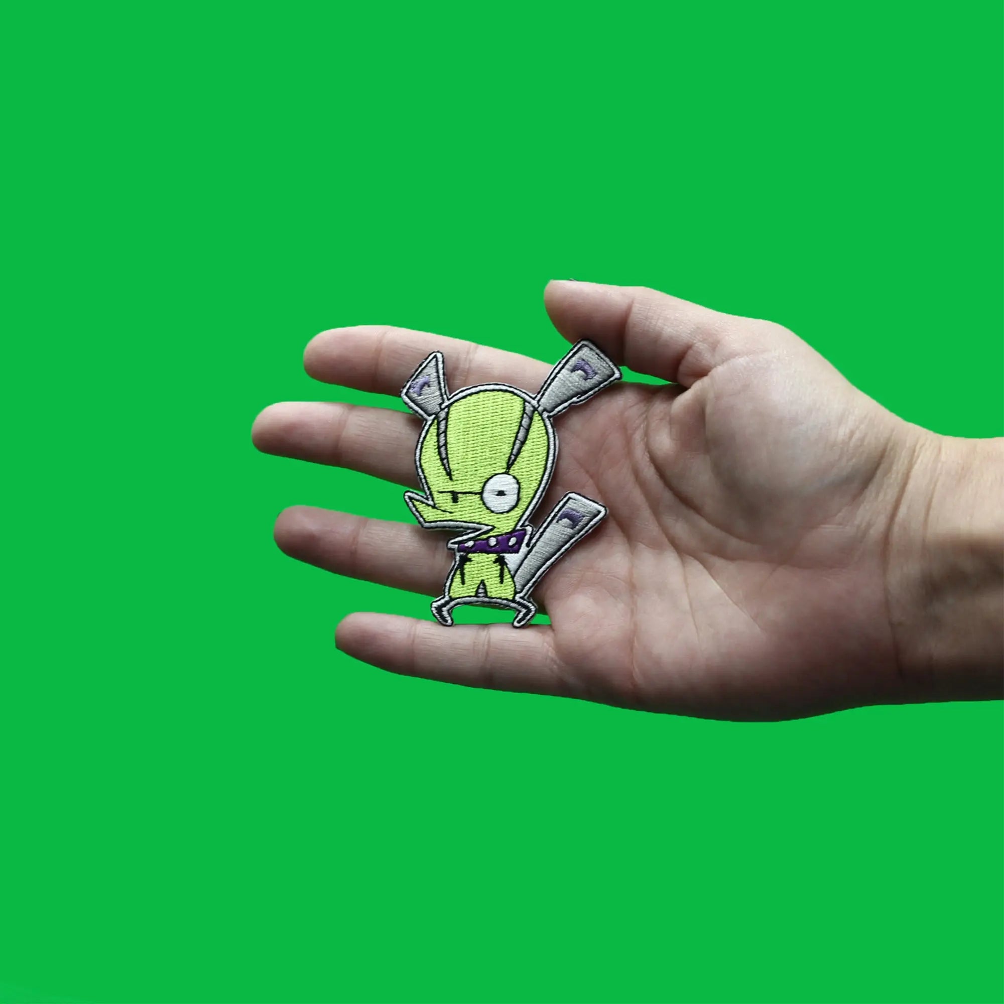 Panty & Stocking Chuck Patch Pet Sidekick Embroidered Iron On