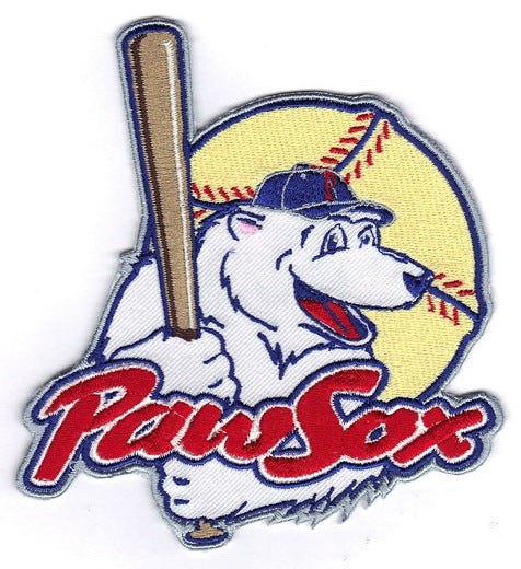 Pawtucket Red Sox 'Paw Sox' Minor League Team Logo Patch