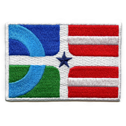 Peoples' Flag of Columbus Patch Embroidered Iron On