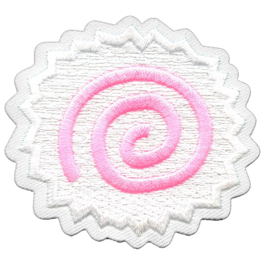 Narutomaki Naruto Pink Fish Cake Embroidered Iron On Patch