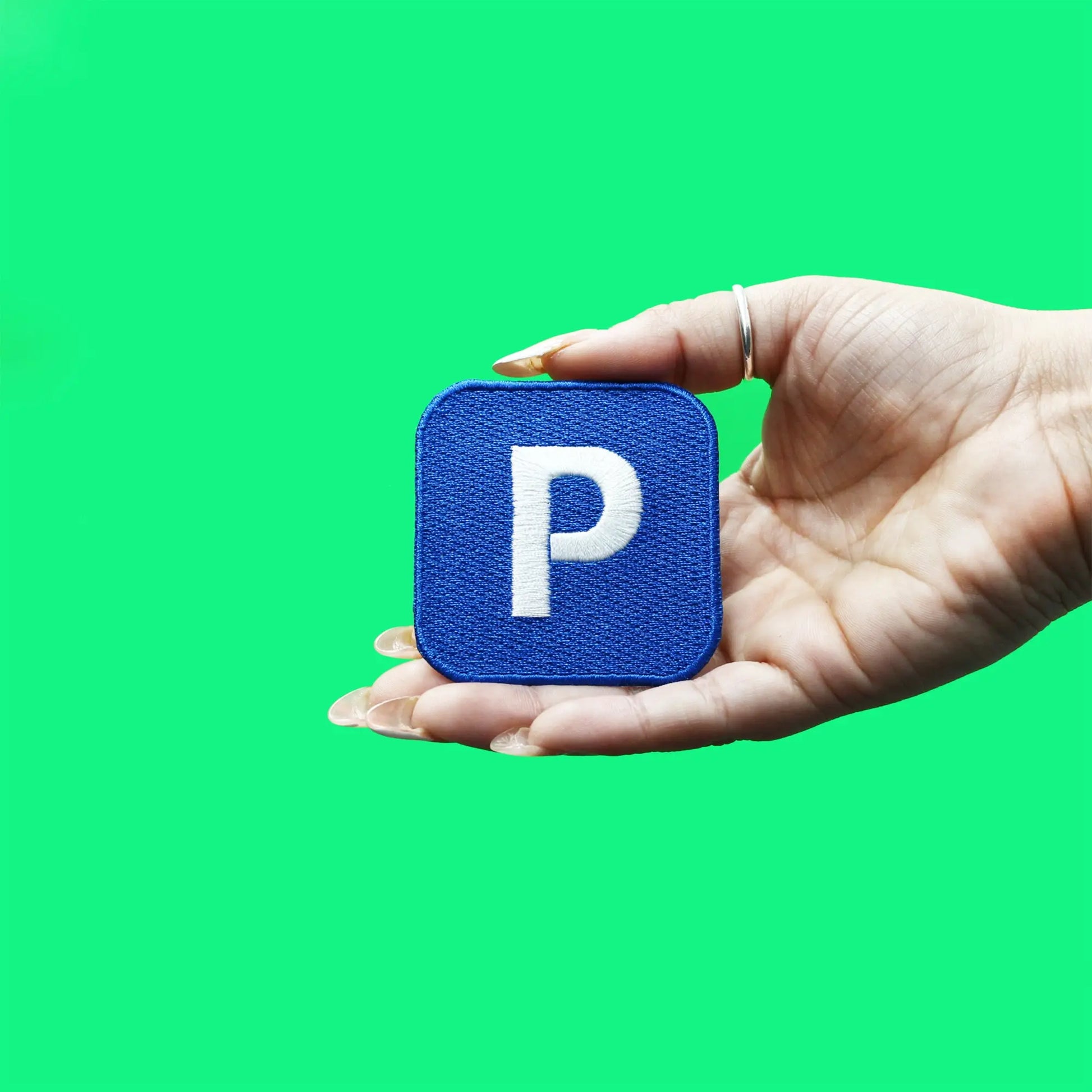 Pushing P Emoji Patch Lyrics Phrase Embroidered Iron On