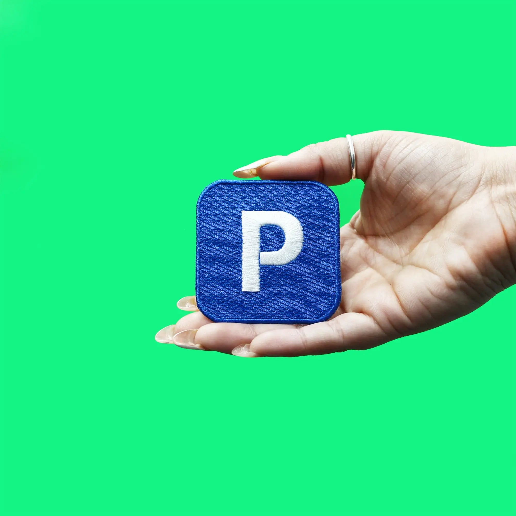 Pushing P Emoji Patch Lyrics Phrase Embroidered Iron On