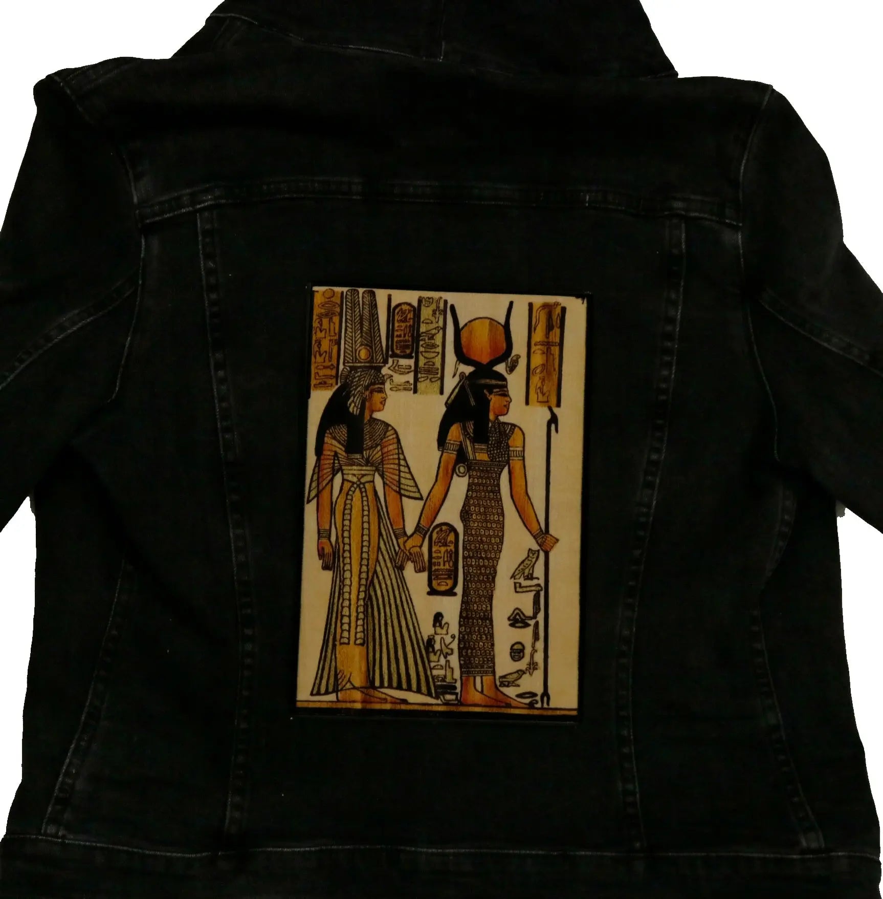 Queen Nefertiti And Goddess Isis Embroidered Iron-on FotoPatch