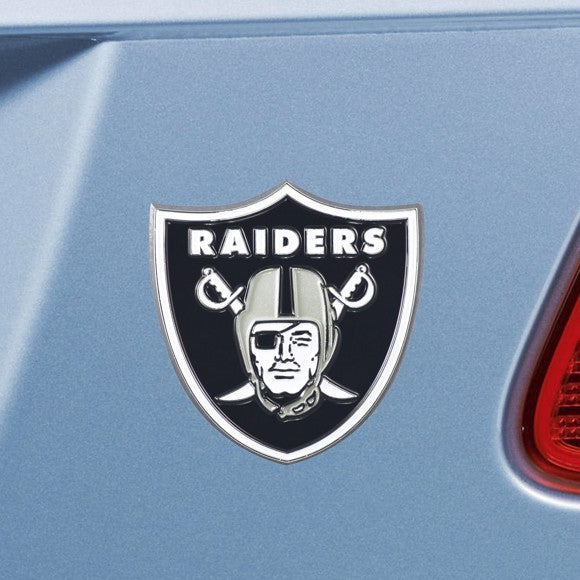 Las Vegas Raiders Solid Metal Auto Color Emblem
