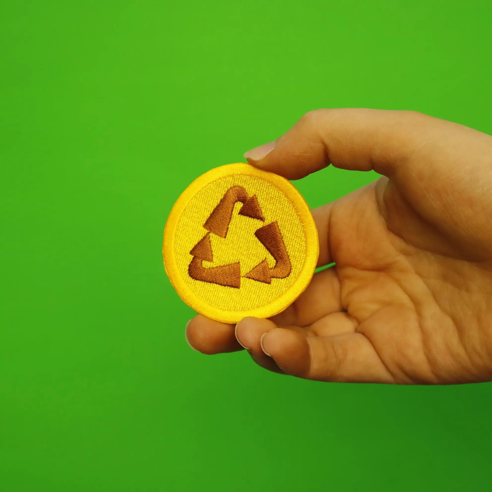 Recycling Scout Merit Badge Embroidered Iron On Patch