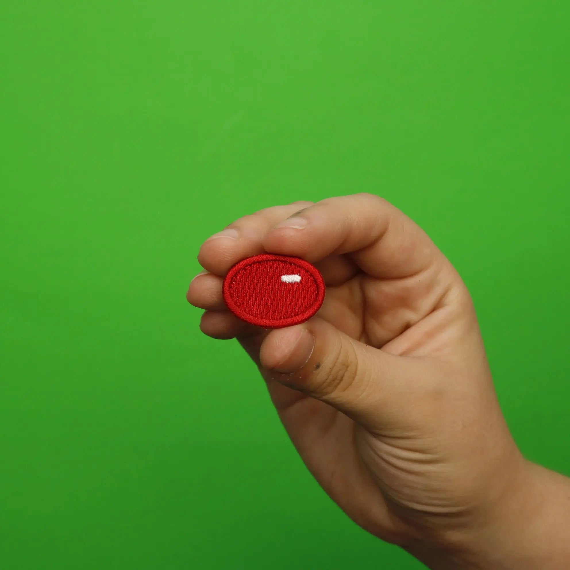 Red Nose Embroidered Iron On Patch 1 of 8 Pieces