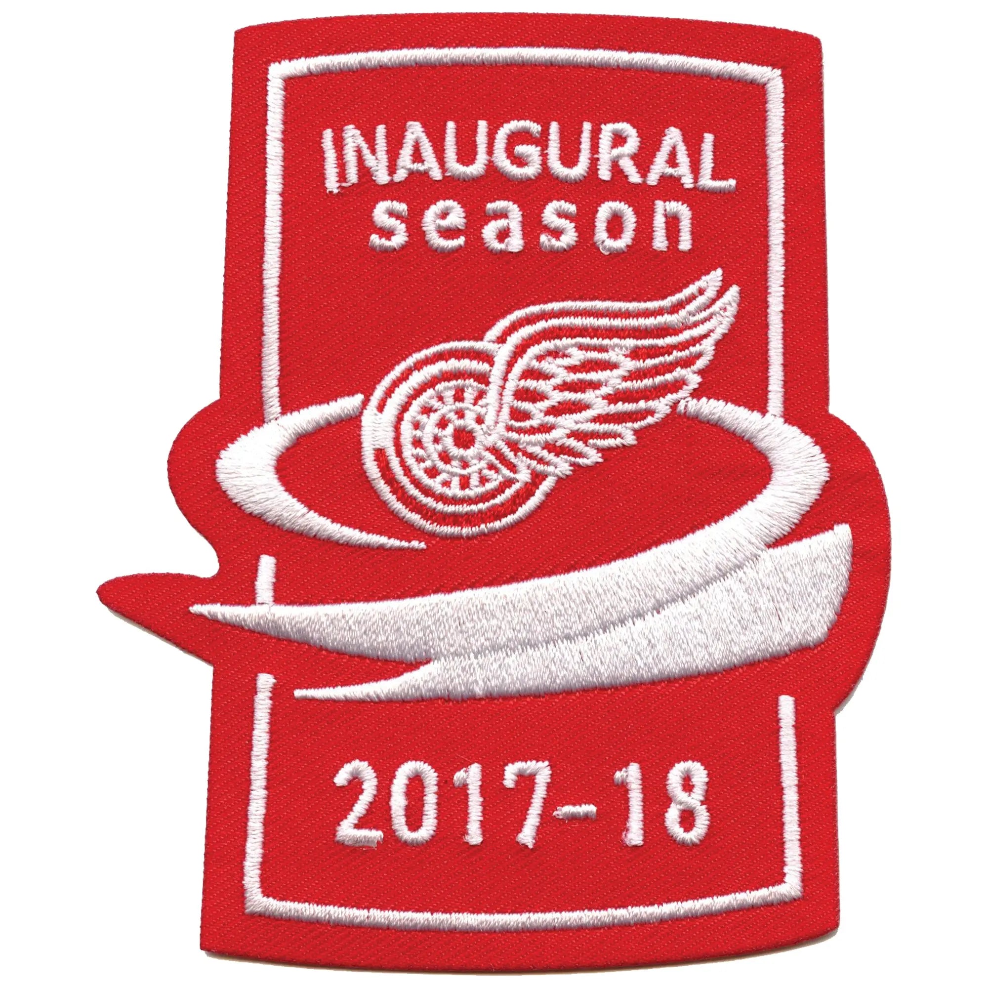 Detroit Red Wings Inaugural Season 2017 Embroidered Iron On Patch