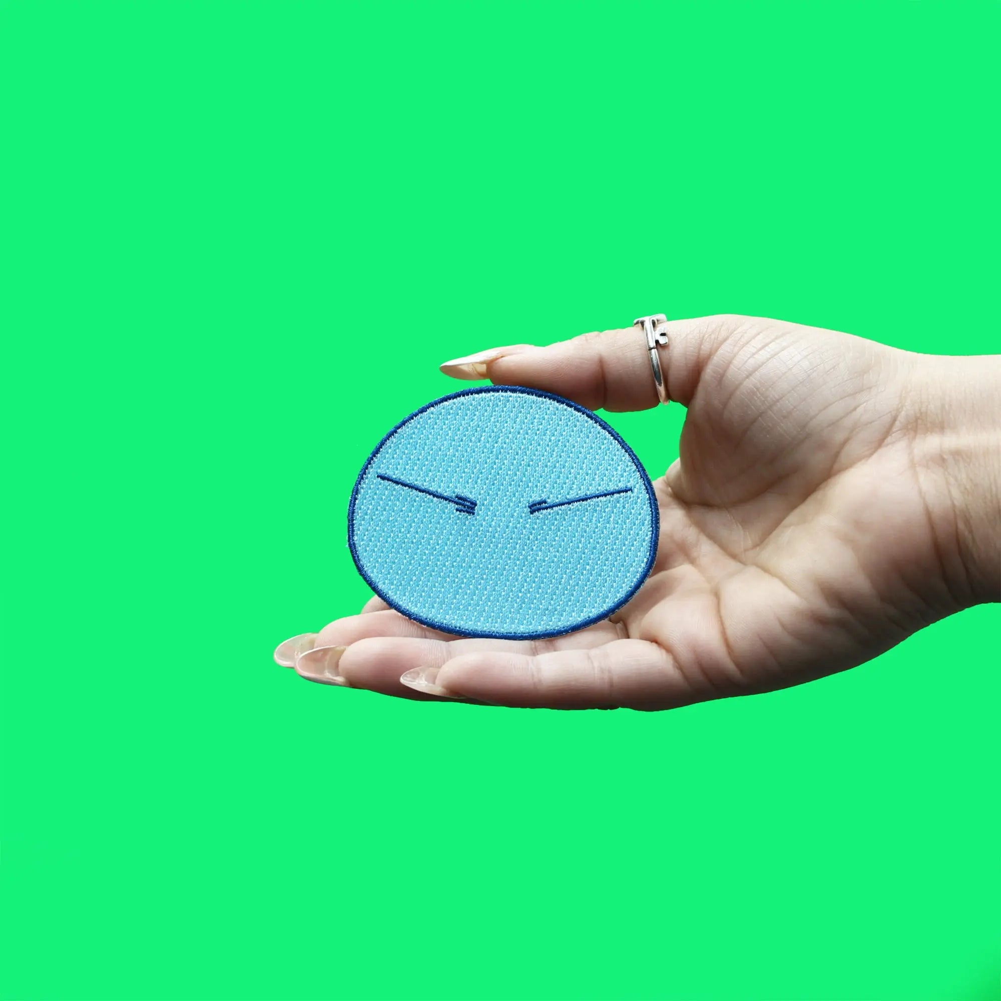 Reincarnated As A Slime Patch Rimmuru Serious Face Embroidered Iron On