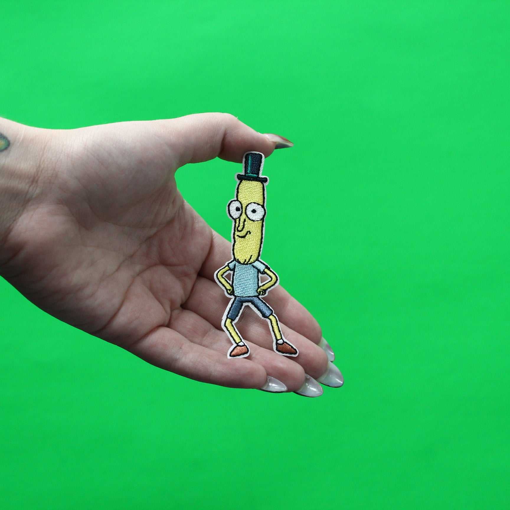 Rick And Morty Mr. Poopybutthole Patch Cartoon Network Animation Embroidered Iron On