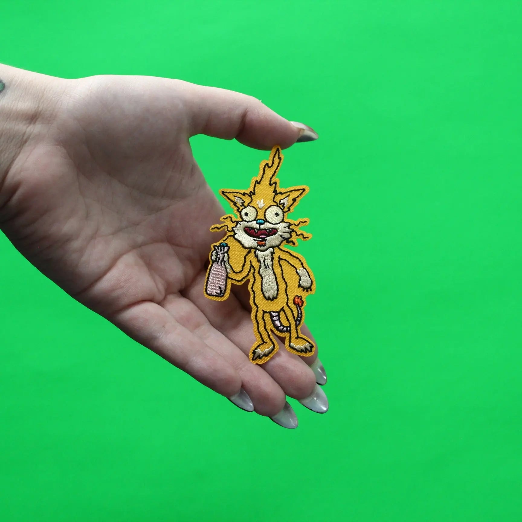 Rick And Morty Squanchy Patch Cartoon Network Animation Embroidered Iron On