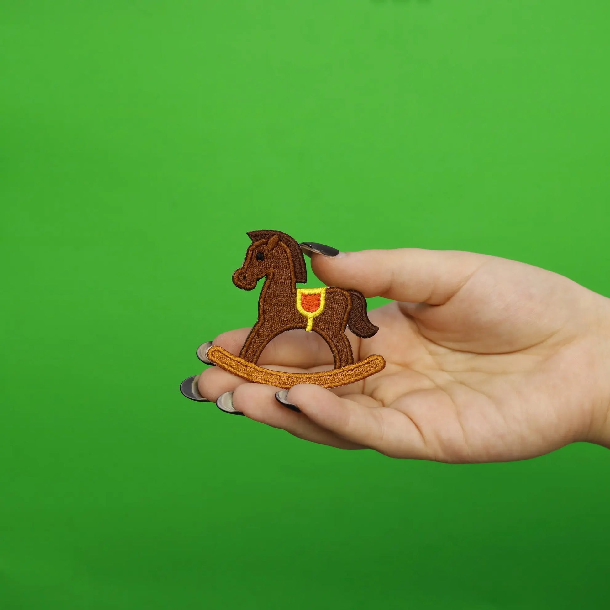 Rocking Horse Toy Embroidered Iron On Patch