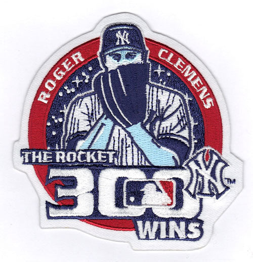 Roger Clemens 300th Wins New York Yankees Patch (2003)