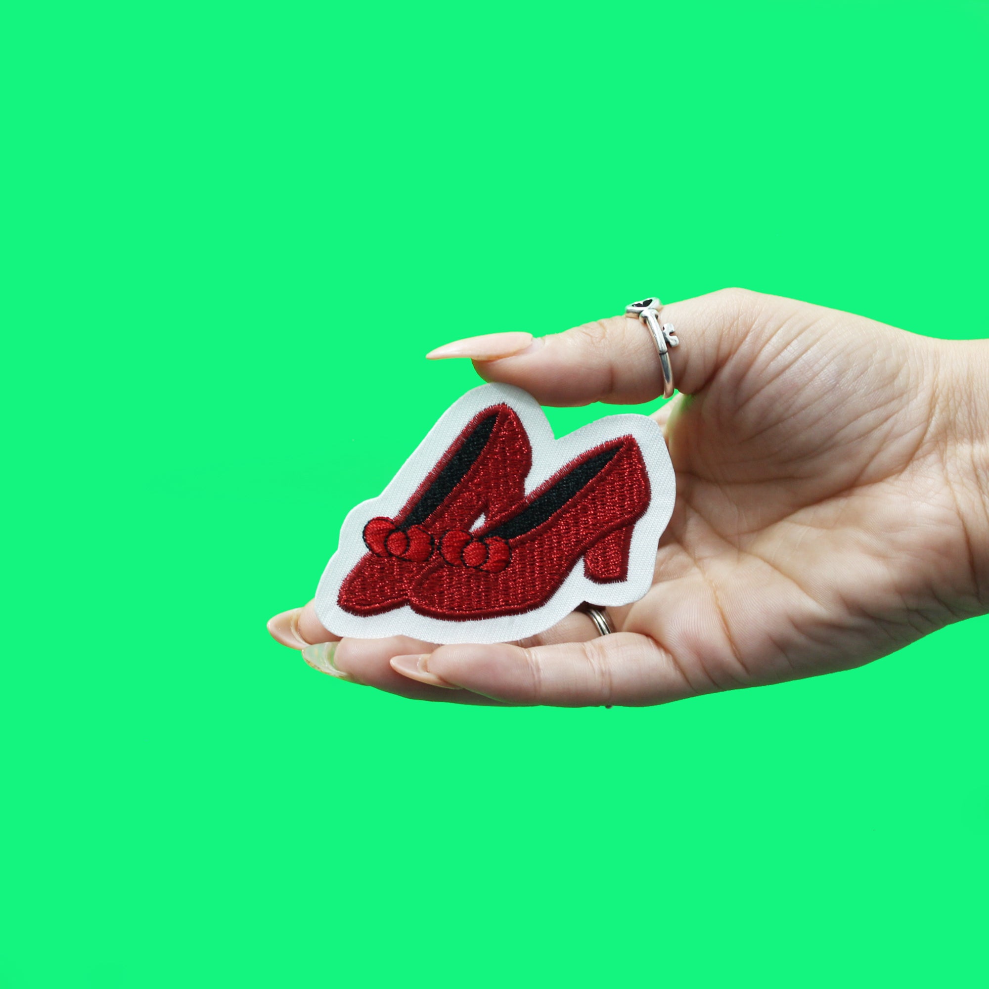 Ruby Slippers Patch Classic Movie Embroidered Iron On