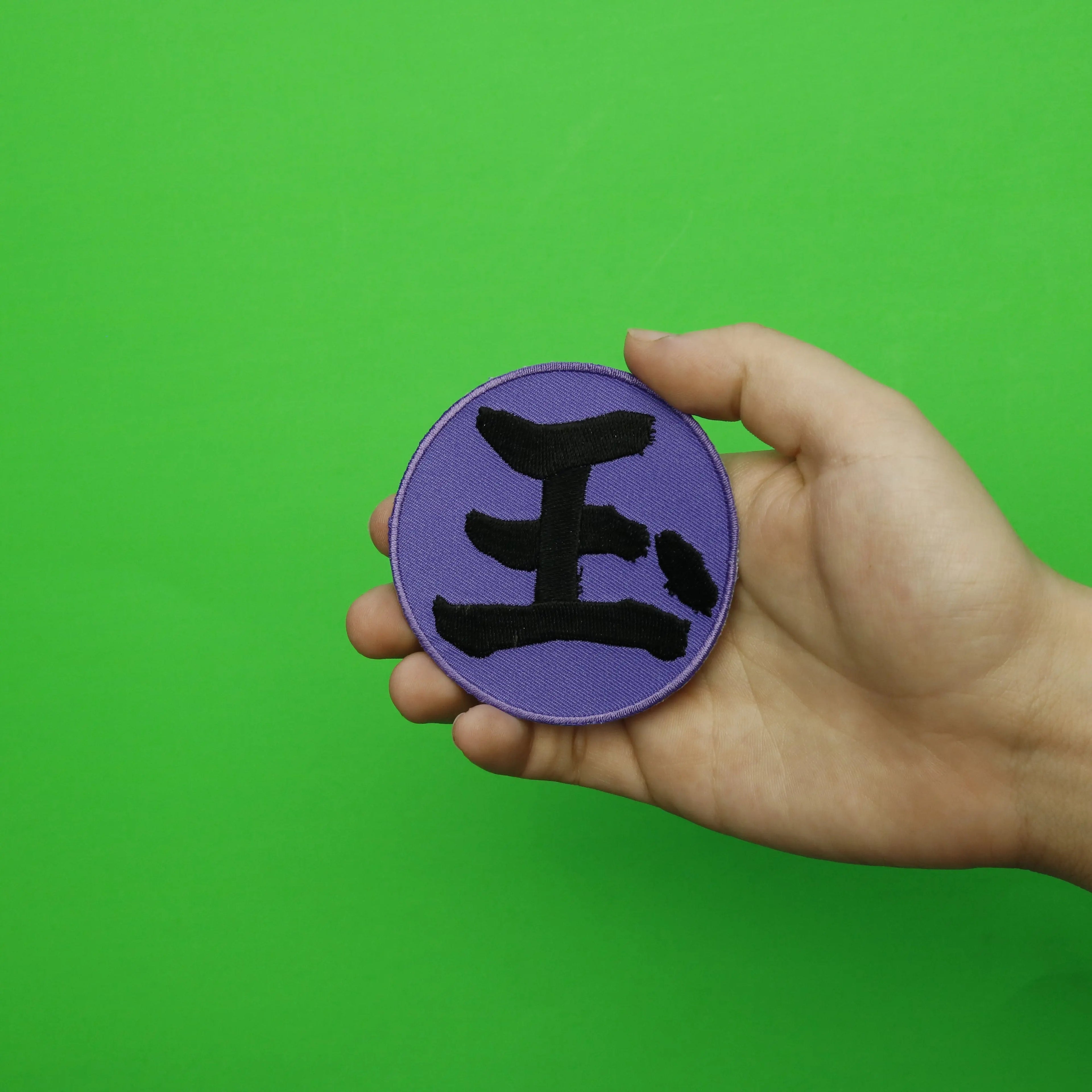 Naruto Shippuden Anime Sasori Kanji Embroidered Iron On Patch