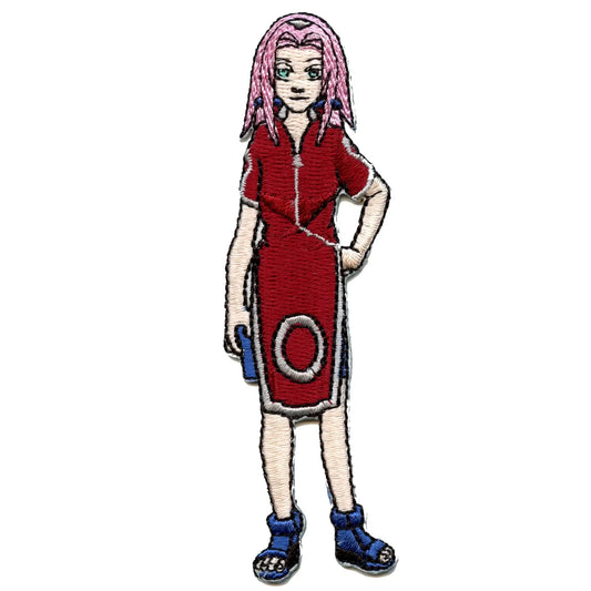Naruto Anime Sakura Embroidered Iron On Patch