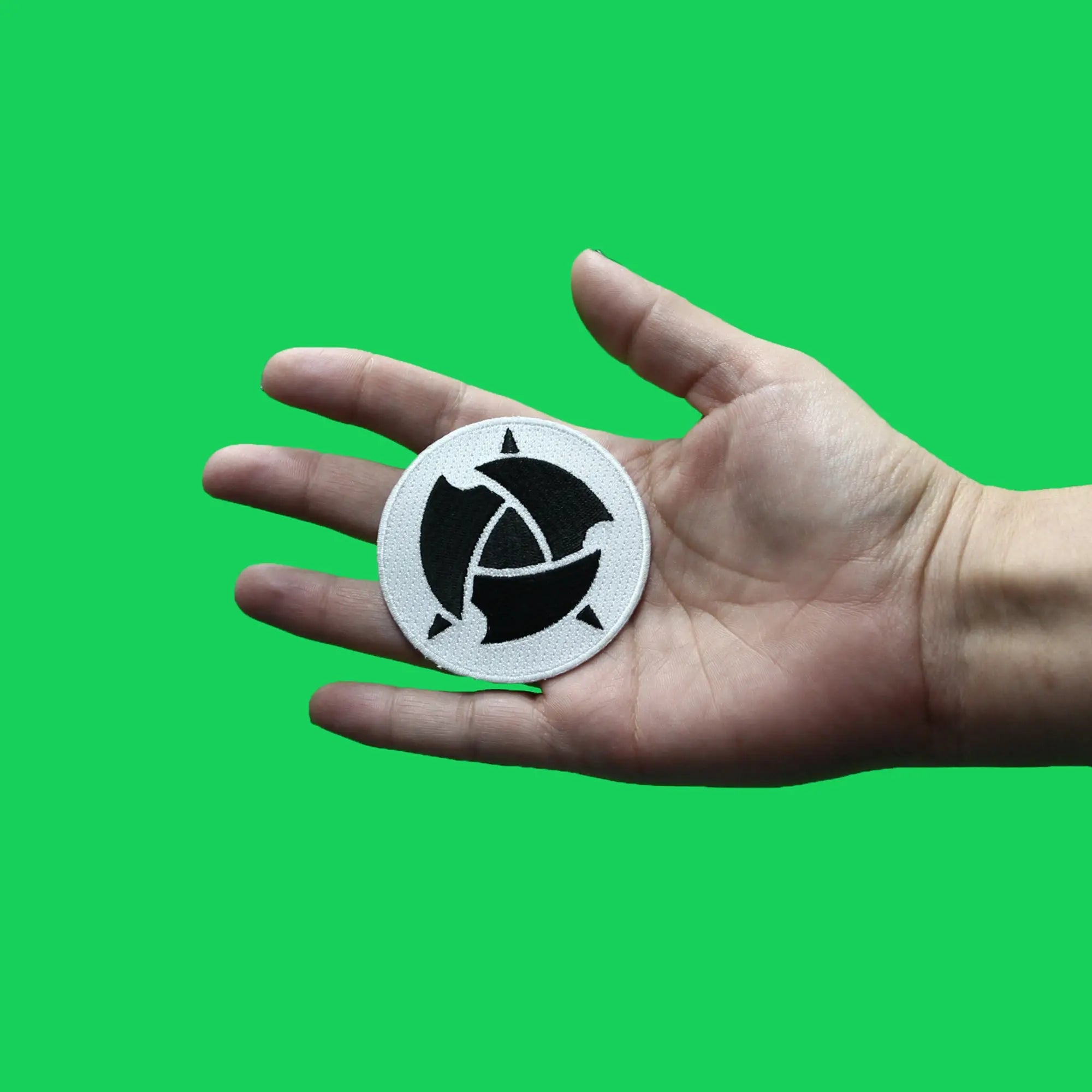 Samurai Flamenco Icon Patch Black SF Symbol Embroidered Iron On