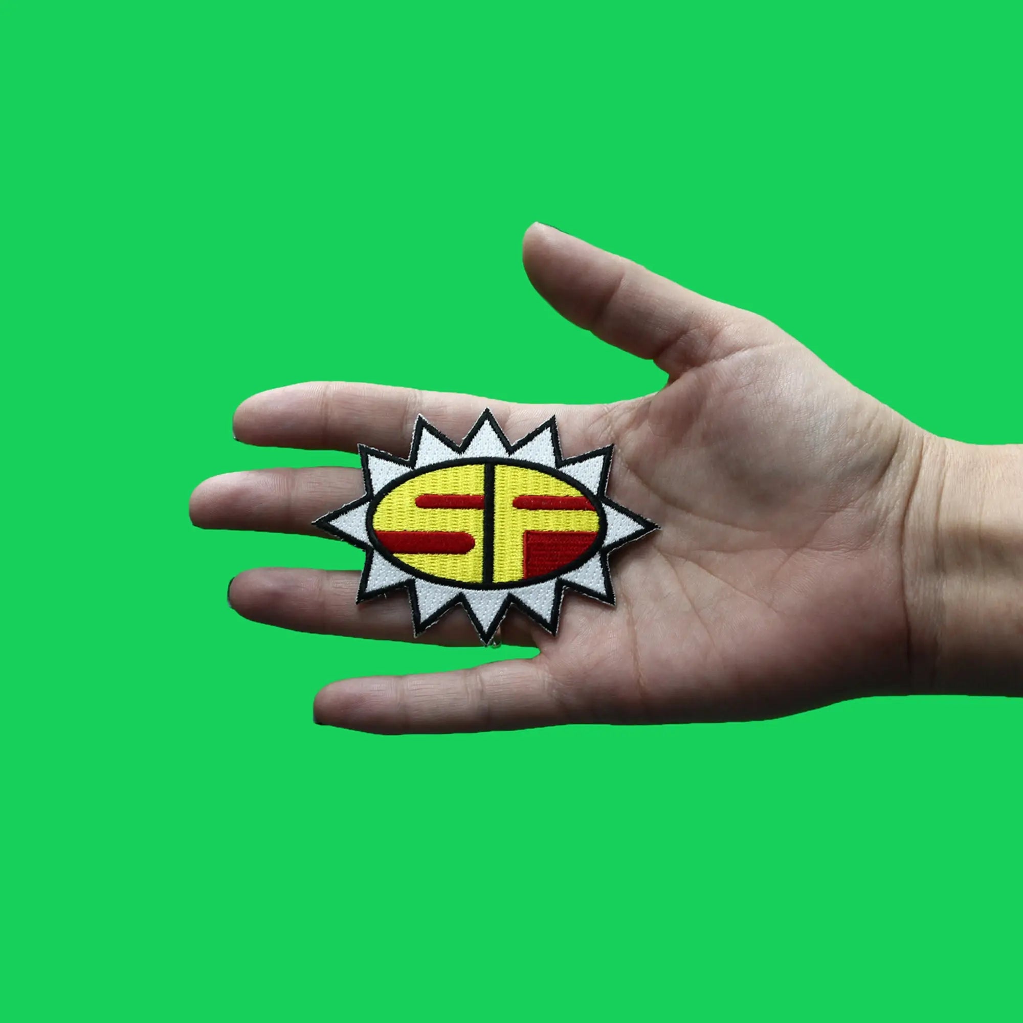 Samurai Flamenco Patch Spikey SF Badge Embroidered Iron