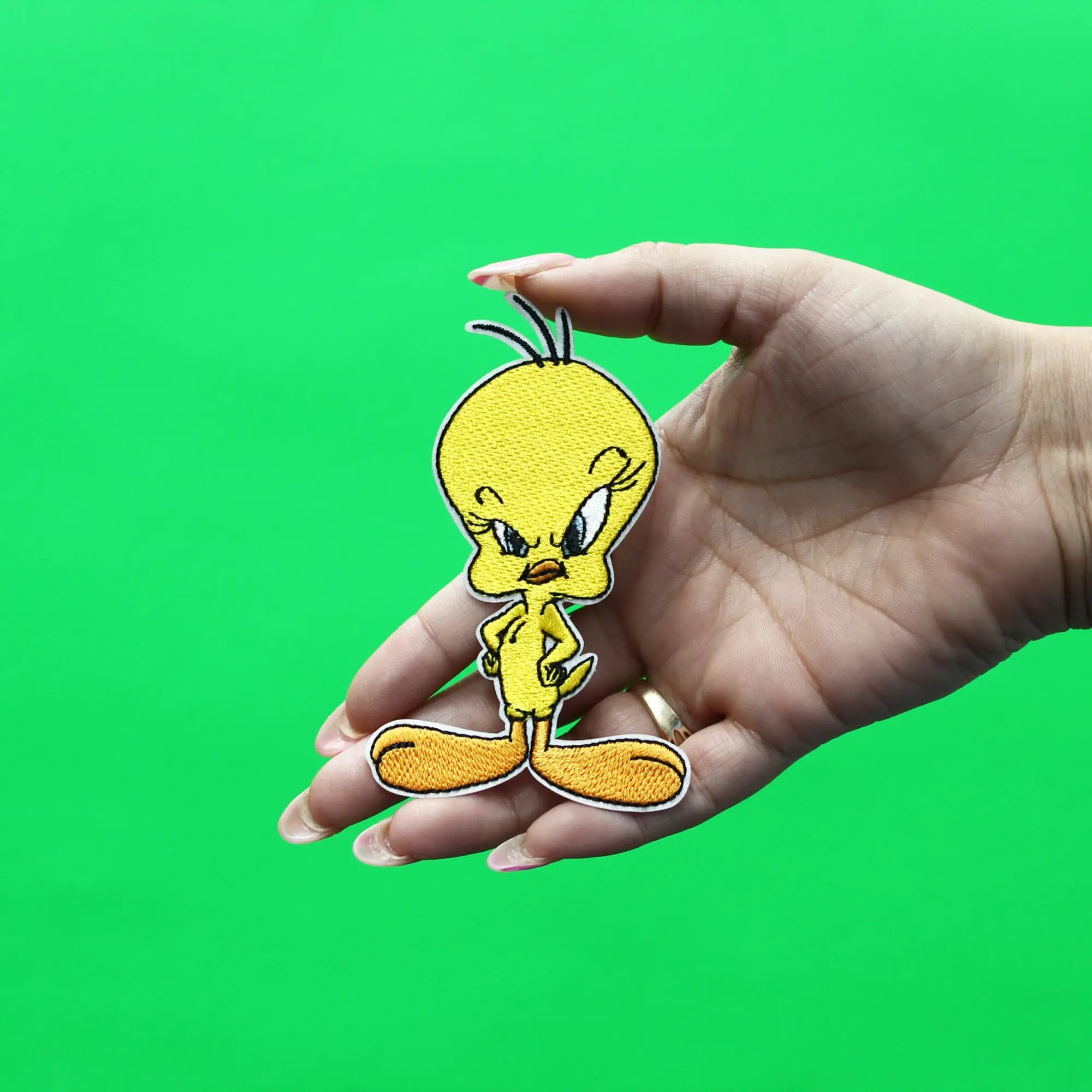 Official Looney Tunes Patch Sassy Tweety Embroidered Iron On