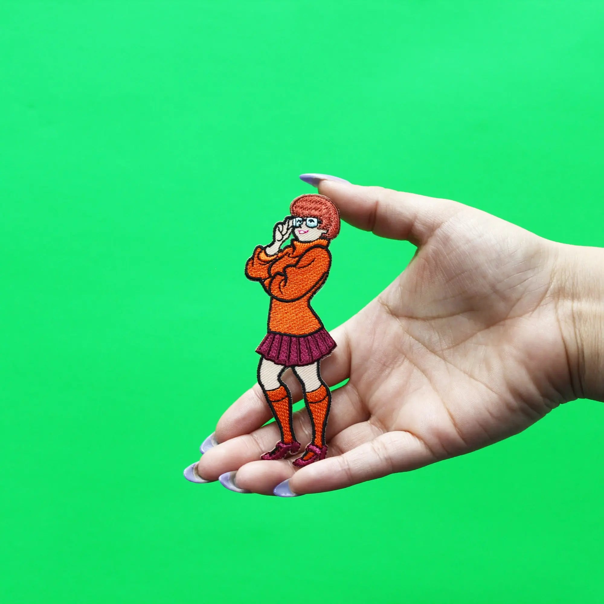 Official Scooby Doo Patch Velma Embroidered Iron On