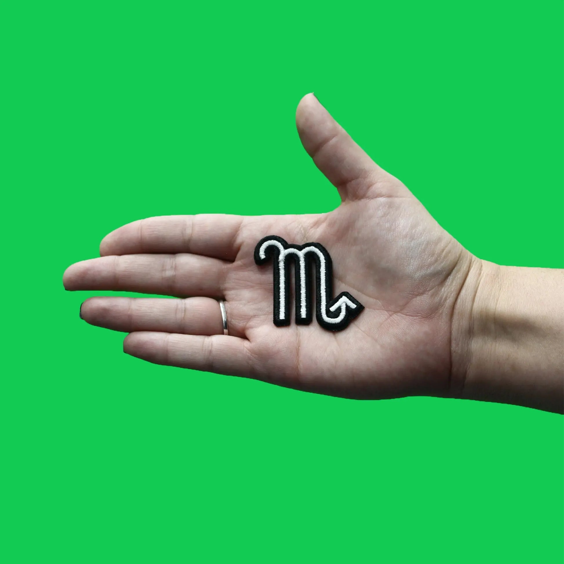Scorpio Astrological Zodiac Symbol Patch Horoscope Scorpion Sign Embroidered Iron On