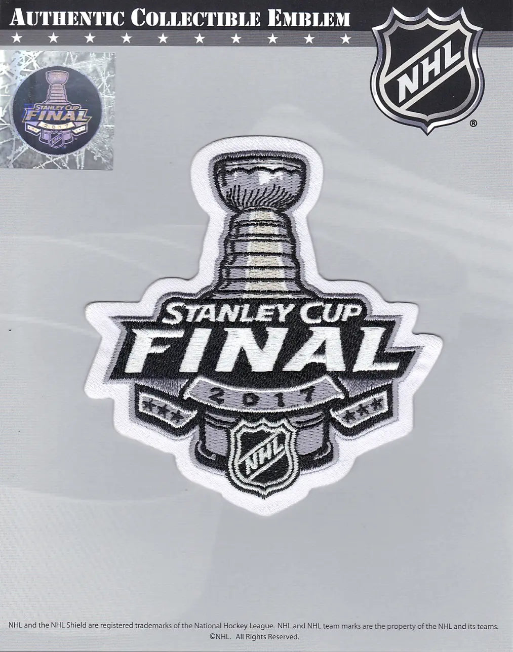 2017 Official NHL Stanley Cup Final Commemorative Jersey Patch Nashville Predators Pittsburgh Penguins