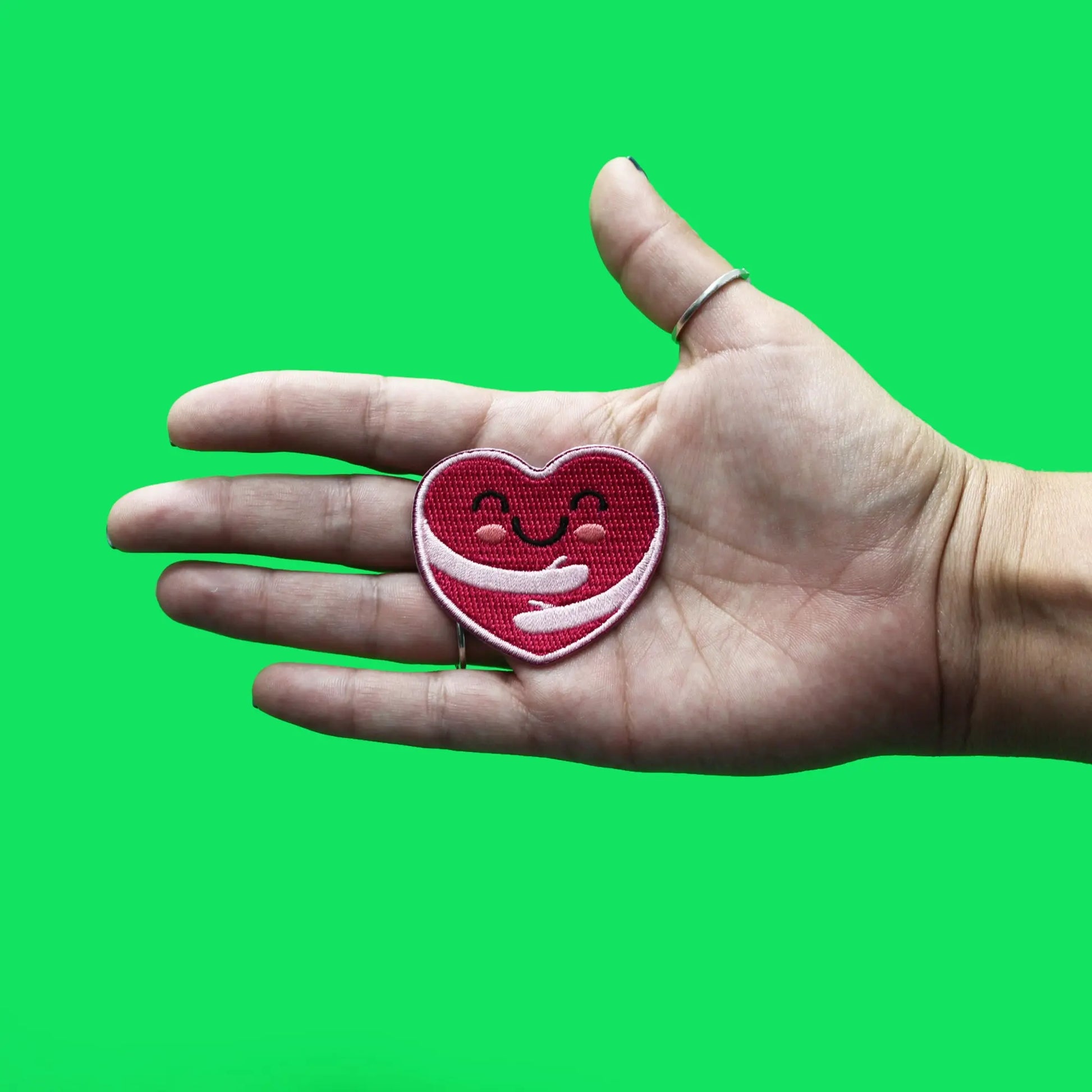 Self Care Hug Heart Patch Mental Physical Health Embroidered Iron On
