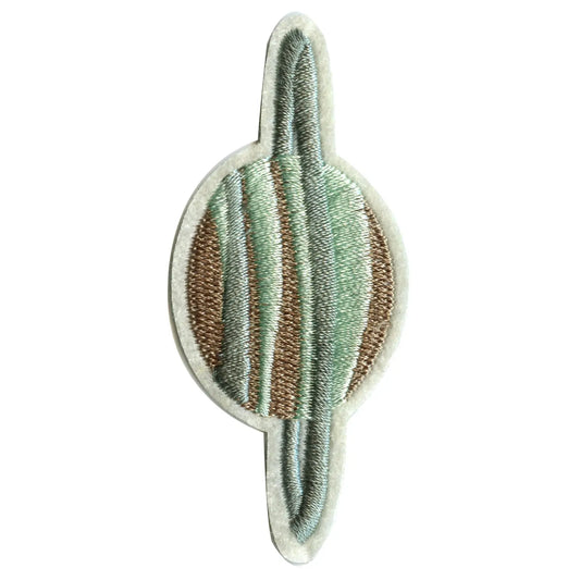 Small Planet Uranus Embroidered Iron On Patch