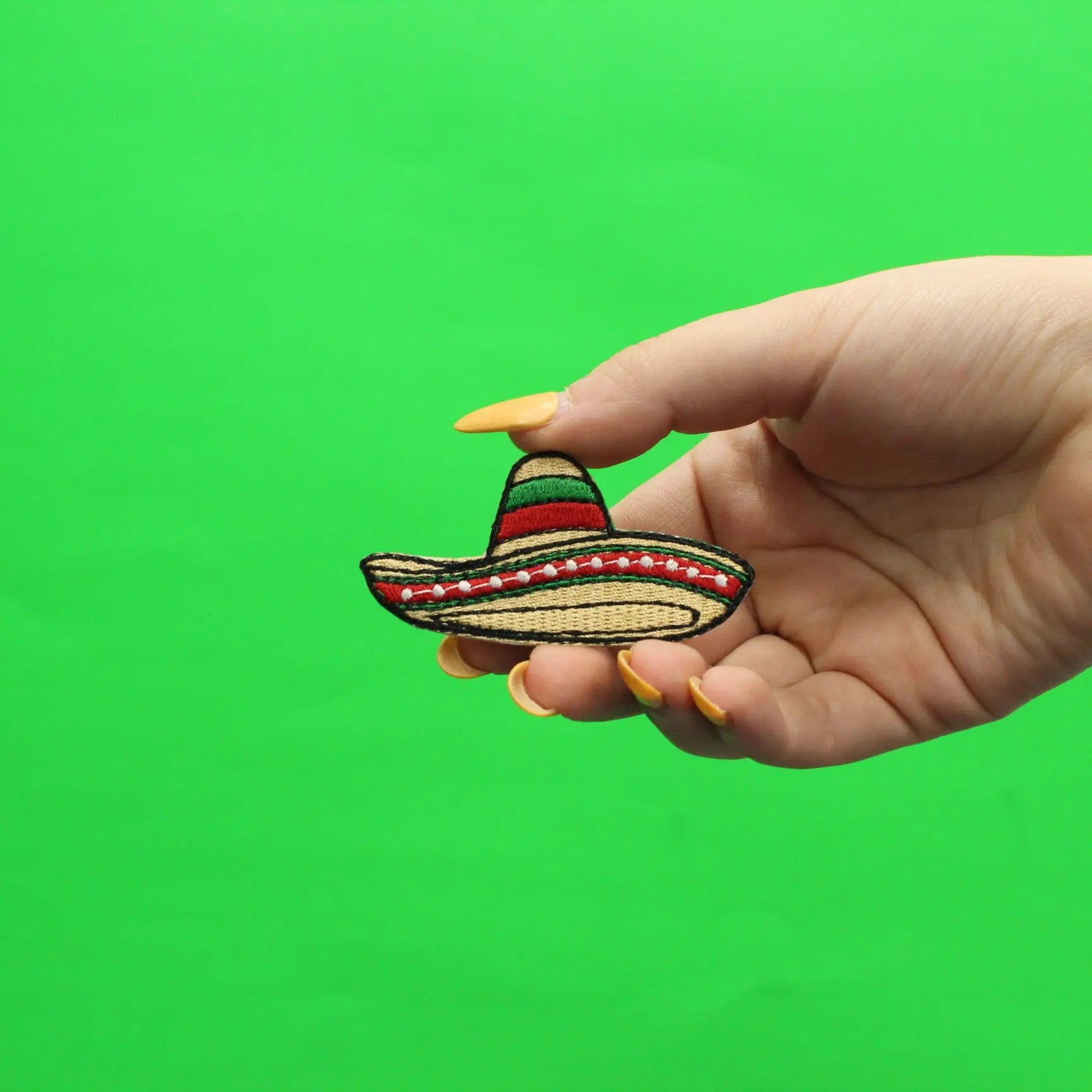 Sombrero Mexican Hat Embroidered Iron On Patch