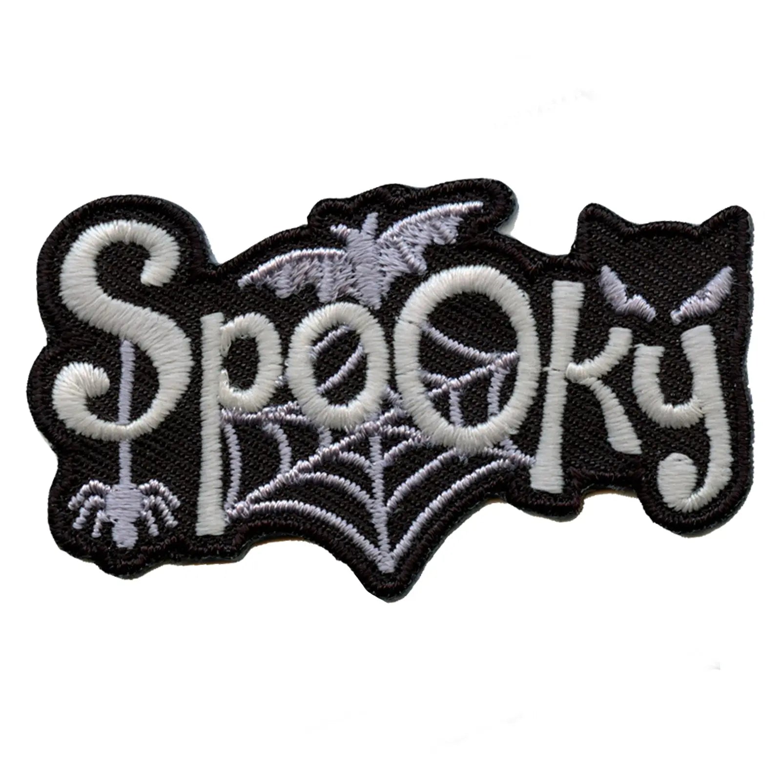 Spooky Glow In The Dark Embroidered Iron On Patch