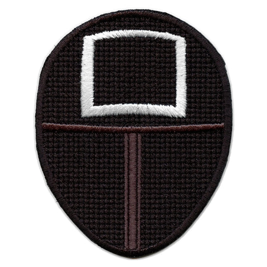 Square Manager Mask Patch Survival Game Embroidered Iron On