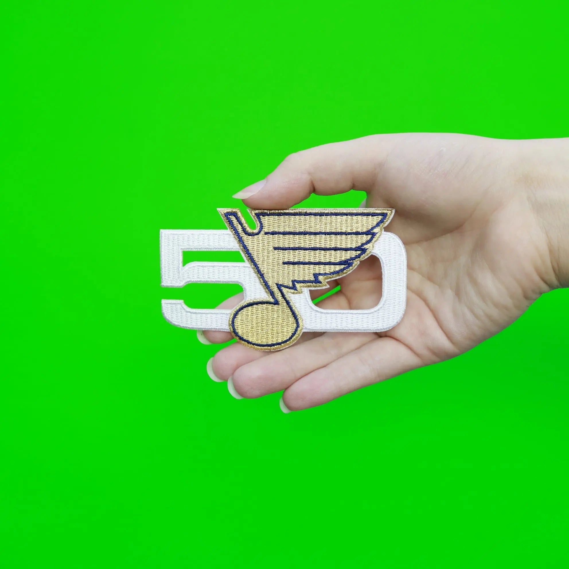 2017 Official St. Louis Blues 50th Anniversary Jersey Patch