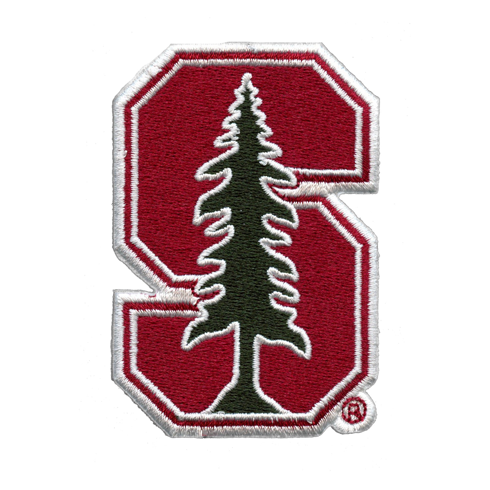 Stanford University S Logo Embroidered Iron-On Patch