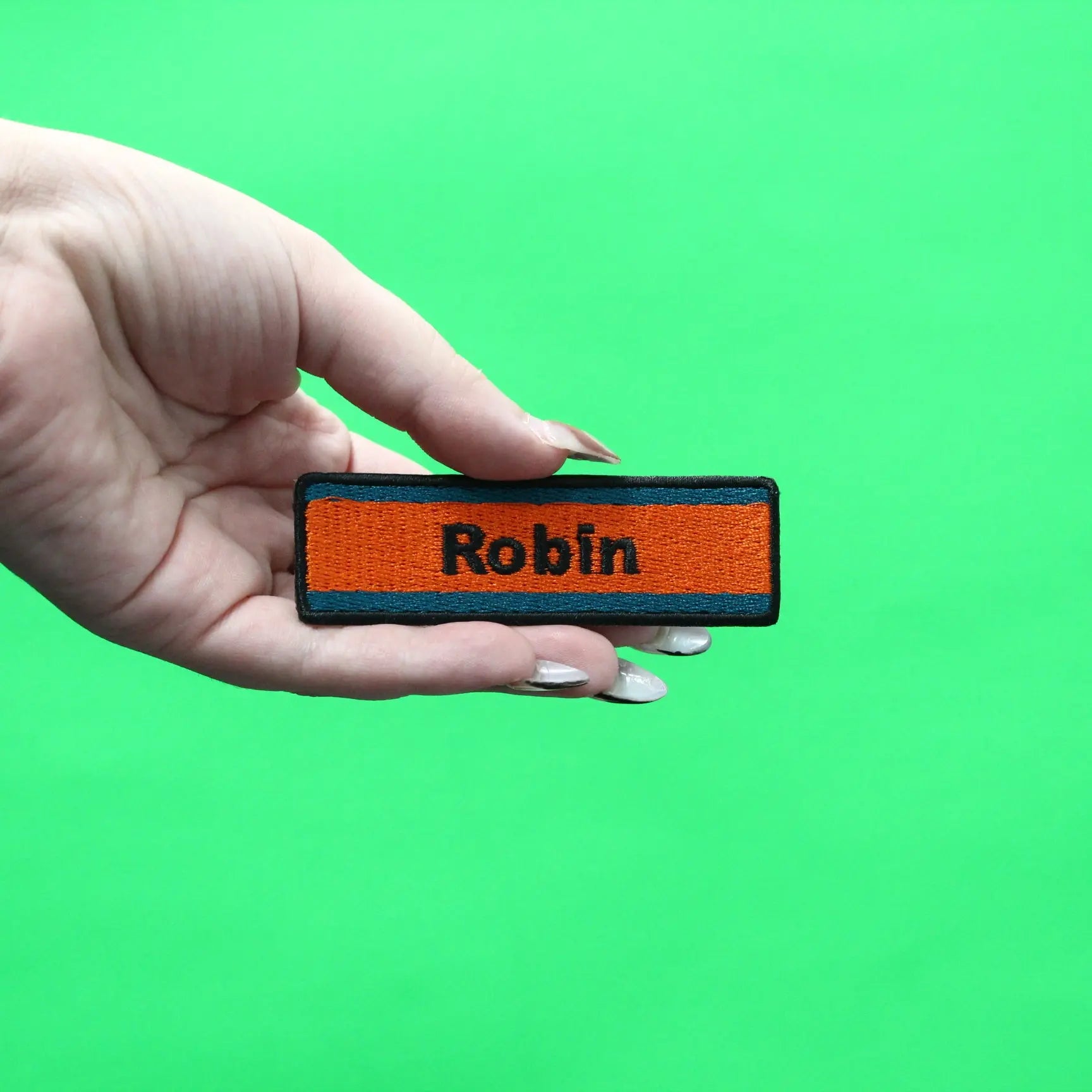 Video Store Robin Nametag Patch Costume Logo Embroidered Iron On